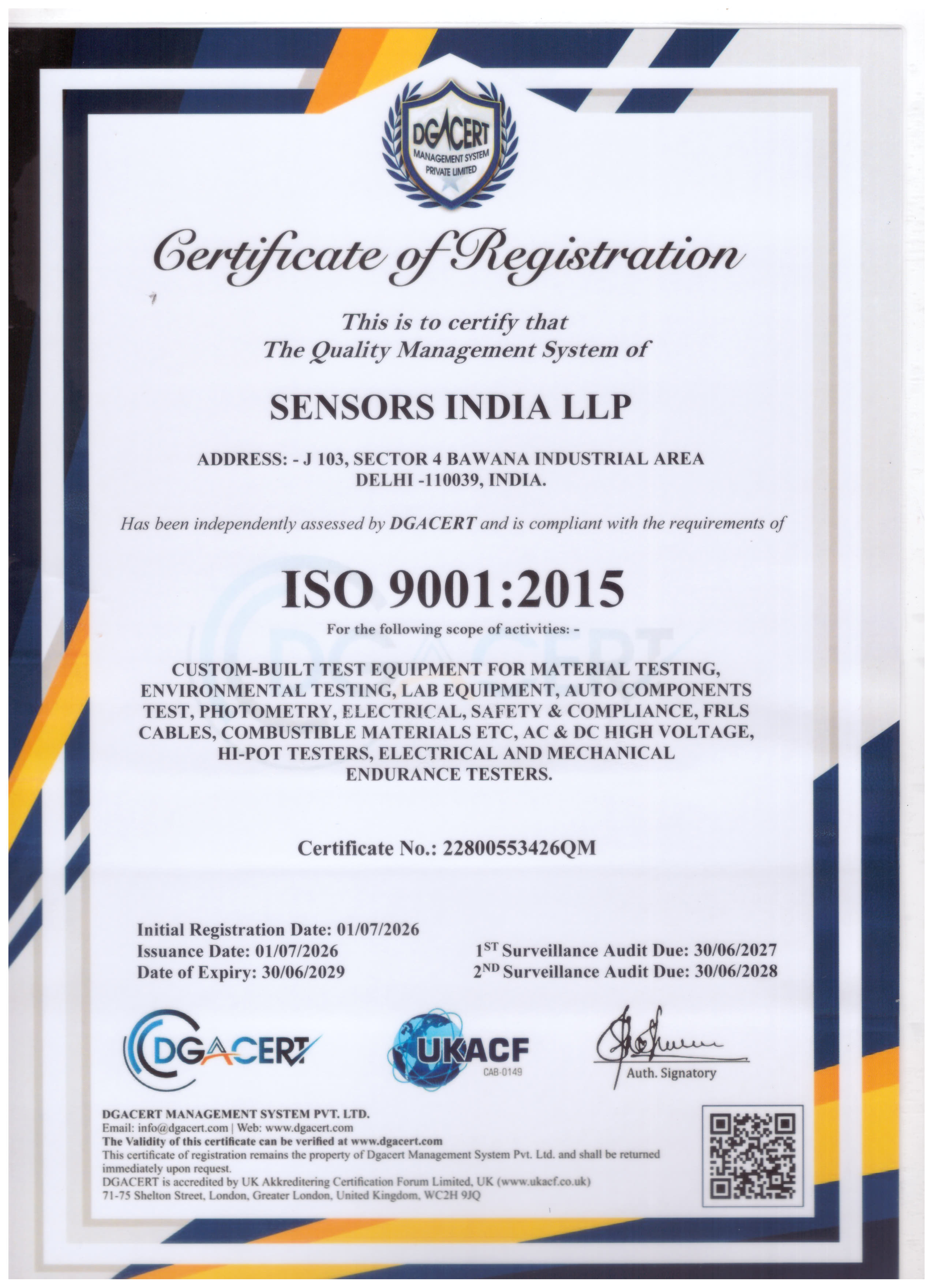 ISO Certification